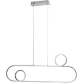 Toolight Pendellampe App810-Cp Chrom Led + Fernbedienung 1-Lichtquelle 40 W 34,5X90X106Cm Einstellbar