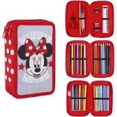 Disney Minnie Mouse Schreibset Komplett 44-teiliges Federmäppchen