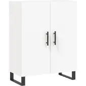 Syfax Sideboard Weiß 69,5x34x90 cm Holzwerkstoff