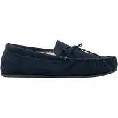 Mokkers Herren Oliver Hausschuhe mit Woll-Innenmaterial DF1117 (44 EU) (Marineblau)