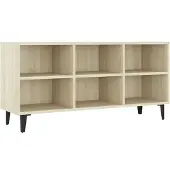 Syfax TV-Schrank mit Metallbeinen Sonoma-Eiche 103,5x30x50 cm