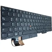 T-ProTek DEUTSCHE-Tastatur Schwarz Rahmen Beleuchtung,Trackpoint für Lenovo ThinkPad E580 20KS