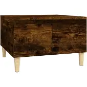 Syfax Couchtisch Räuchereiche 55x55x36,5 cm Holzwerkstoff