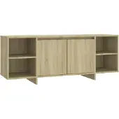 Syfax TV-Schrank Sonoma-Eiche 130x35x50 cm Holzwerkstoff