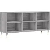 Syfax TV-Schrank Grau Sonoma 103,5x30x50 cm Holzwerkstoff