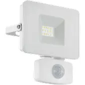 Eglo LED-Außenstrahler Faedo 3 mit Sensor, weiß, 10W