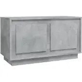 Syfax TV-Schrank Betongrau 80x35x45 cm Holzwerkstoff