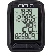 Ciclosport 213 drahtloser Fahrradcomputer, mit 13 Funktionen, in schwarz