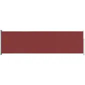 Syfax Seitenmarkise Ausziehbar 180x600 cm Rot