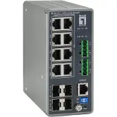 Level One EFB IGP-1271 12-Port L3 Lite Managed Gigabit PoE Ind. Switch 8 PoE Outputs,240W, 4x SFP IGP1271