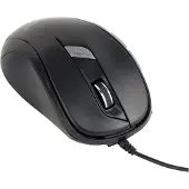 Gembird MUS-6B-01, Beidhändig, Optisch, USB Typ-A, 1600 DPI, Schwarz