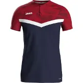 Jako Herren Poloshirt Iconic 6324-901 M - Marine/Chili Rot - M