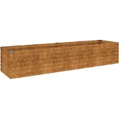 Syfax Garten-Hochbeet 194 x 50 x 36 cm Cortenstahl