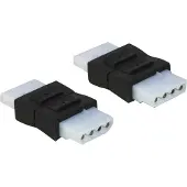 DeLOCK 65045, 4-pin Molex, 4-pin Molex, Schwarz