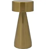 Luxus Europe - Tischlampe Touch Chloé Gold - Kabellose LED-Tischlampe für den Innenbereich – USB-C wiederaufladbar