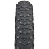 45NRTH Dillinger 4 Faltreifen, 26x4.2", 102-559, 168 konkave Aluminium-Karbid Spikes, 120TPI,