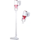 Dirt Devil Vertikaler Akku-Staubsauger 2in1 DD9001, eingebauter Akku max. Leistung: 80 W, Staubbehälterkapazität: 0,5 l, Gewicht: 1,3 kg, Weiß