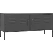 Syfax TV-Schrank Anthrazit 105x35x50 cm Stahl