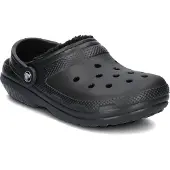 Crocs Pantoletten Classic Lined Clog 203591 Schwarz 43.5