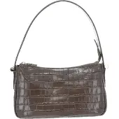 Decadent Leder Schultertasche Abendtasche Janine Bag Croco Mocha braun
