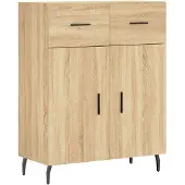 Syfax Sideboard Sonoma-Eiche 69,5x34x90 cm Holzwerkstoff