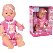 New Born Baby Babypuppe "New Born Baby", bunt, Puppen, Kinder, Vinyl, Babypuppe