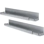 Digitus Gleitschienen für 482,6 mm (19") Netzwerkschränke, 100 kg, Stahl, Edelstahl