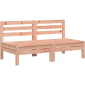 Syfax Gartensofas ohne Armlehnen 2 Stk. Massivholz Douglasie