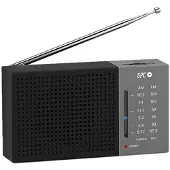 SPC Jetty Lite, Tragbar, Digital, AM, FM, 3,5 mm, Schwarz, Grau, Drehregler
