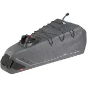 Klickfix Satteltasche Bikepack X Waterp. grau, 76x18x21cm, 8-10ltr, wasserdicht