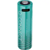 Q-CONNECT KF14129 Akku-Batterien Rechargeable - Mignon/AA/HR6, 1,2 V, 4 Stück