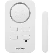 Smartwares SMA-40252 Tür-/Fensteralarm, Kabellos, Weiß, Tür/Fenster, 100 dB, Kunststoff, CE