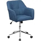 SVITA JAKE Bürostuhl Konferenzstuhl Drehstuhl Chefsessel Office Blau