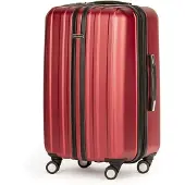 Ad Vitam Reisekoffer Hartschale - Koffer Trolley Rollkoffer, 60l, Rot