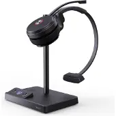 Yealink WH62 Mono Teams Headset, Kabellos, Büro/Callcenter, 20 - 20000 Hz, 80 g, Kopfhörer, Schwarz