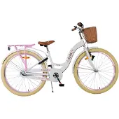 Volare Blossom Kinderfahrrad - Mädchen - 26 Zoll - Weiss