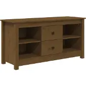 Syfax TV-Schrank Honigbraun 103x36,5x52 cm Massivholz Kiefer