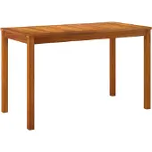 Syfax Gartentisch 110x55x67 cm Massivholz Akazie
