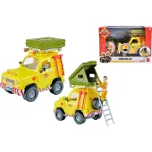 Simba Spielzeug-Auto "Feuerwehrmann Sam Geländewagen mit Dachzelt", bunt, Spielzeugfahrzeuge, Kinder, Kunststoff, Spielzeug-Auto, mit Lichteffekt