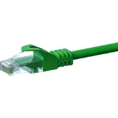 Danicom CAT5e Netzwerkkabel, U/UTP, 15 meter, Grün, 100% Kupfer