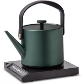 Unold 18217 BLITZKOCHER Jade, 0,6 l, 800 W, Grün, Kunststoff, Edelstahl, Regelbare Temperatur, Wasserstandsanzeige