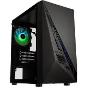 Kolink Inspire K2 Plus ARGB Micro-ATX Gehäuse, Gehärtetes Glas - Schwarz