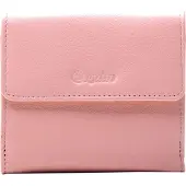 Esquire Leder Geldbörse Viktoria Little Wallet Apricot rosa