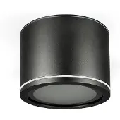 EDO UMA Badleuchte, GX53, IP54, Anbau, rund, schwarze, EDO777543 Solutions