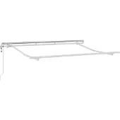 Syfax Markisenrahmen Weiß 3 x 2 m Metall