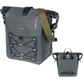 Basil Einzelpacktasche Navigator Storm M schwarz, 34x28x17cm, 12-15ltr, Hook-On
