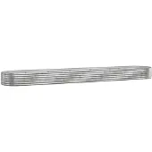 Syfax Hochbeet Verzinkter Stahl 507x100x36 cm Silbern