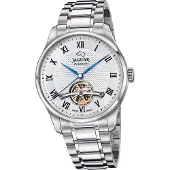 Jaguar Herren Uhr Analog Elegant Edelstahl Armbanduhr Balancier silber D2UJ965/2