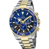 Jaguar Herren Uhr Chronograph Elegant Luxus Edelstahl Executive silber gold D2UJ862/4