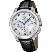 Jaguar Herren Uhr Chronograph Leder Armbanduhr Le Chronographe schwarz D2UJ975/1